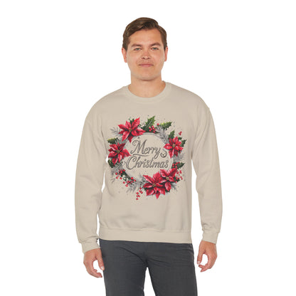 Merry Christmas Crewneck Sweatshirt - Festive Winter Apparel