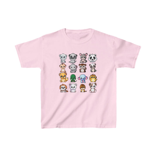 Animal Friends Kids Tee - Fun Cotton T-Shirt for Kids