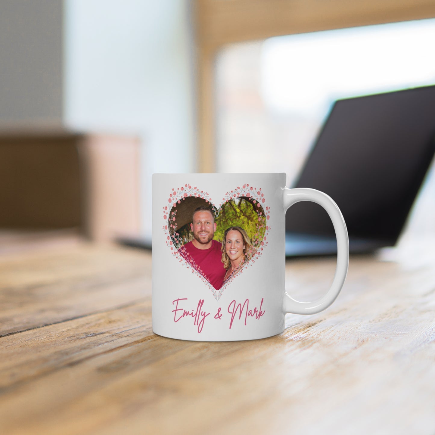 Gift mug for couples- Date & Photo