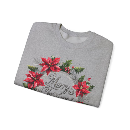 Merry Christmas Crewneck Sweatshirt - Festive Winter Apparel