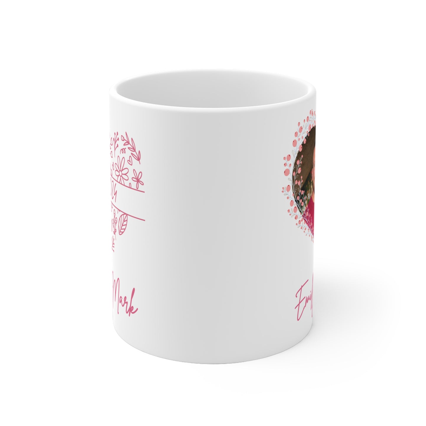 Geschenktasse für Paare - Datum &amp; Foto