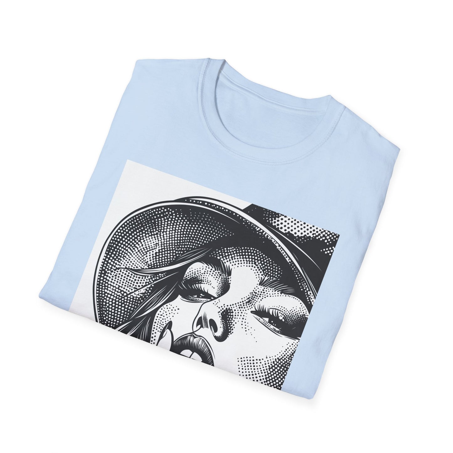 Lady with Hat T-Shirt