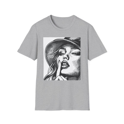 Lady with Hat T-Shirt