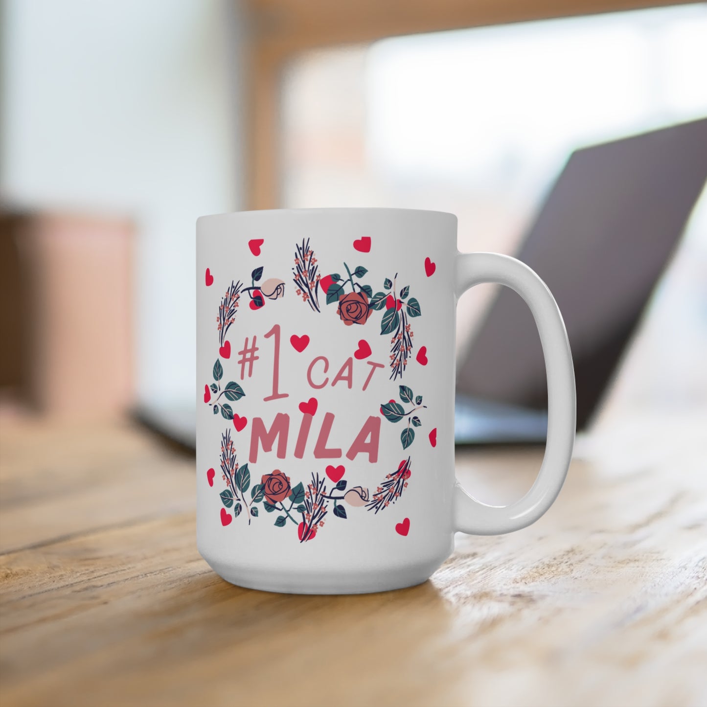 Gift mug with loved pet photo