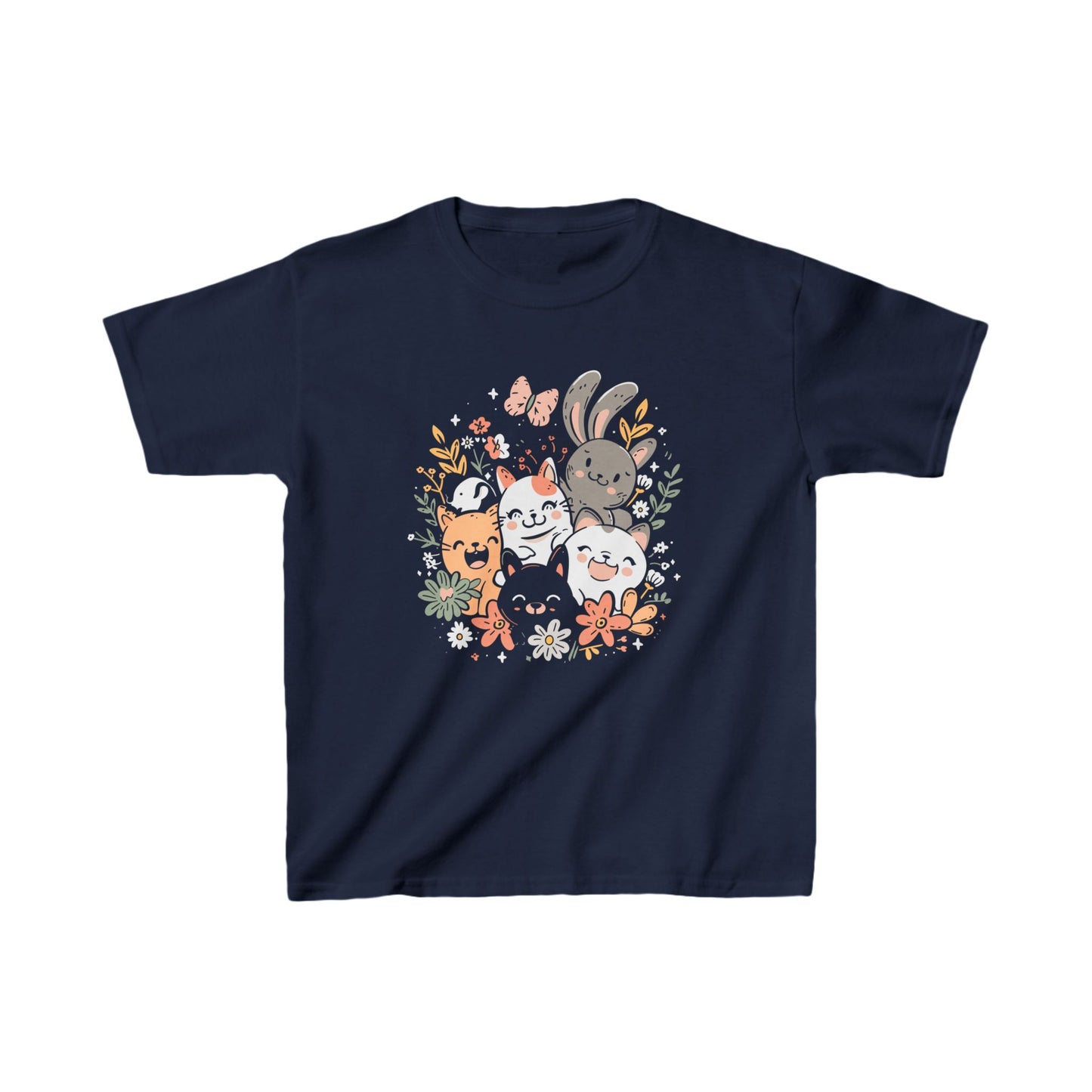 Animal Friends Kids Tee - Fun Cotton T-Shirt for Kids