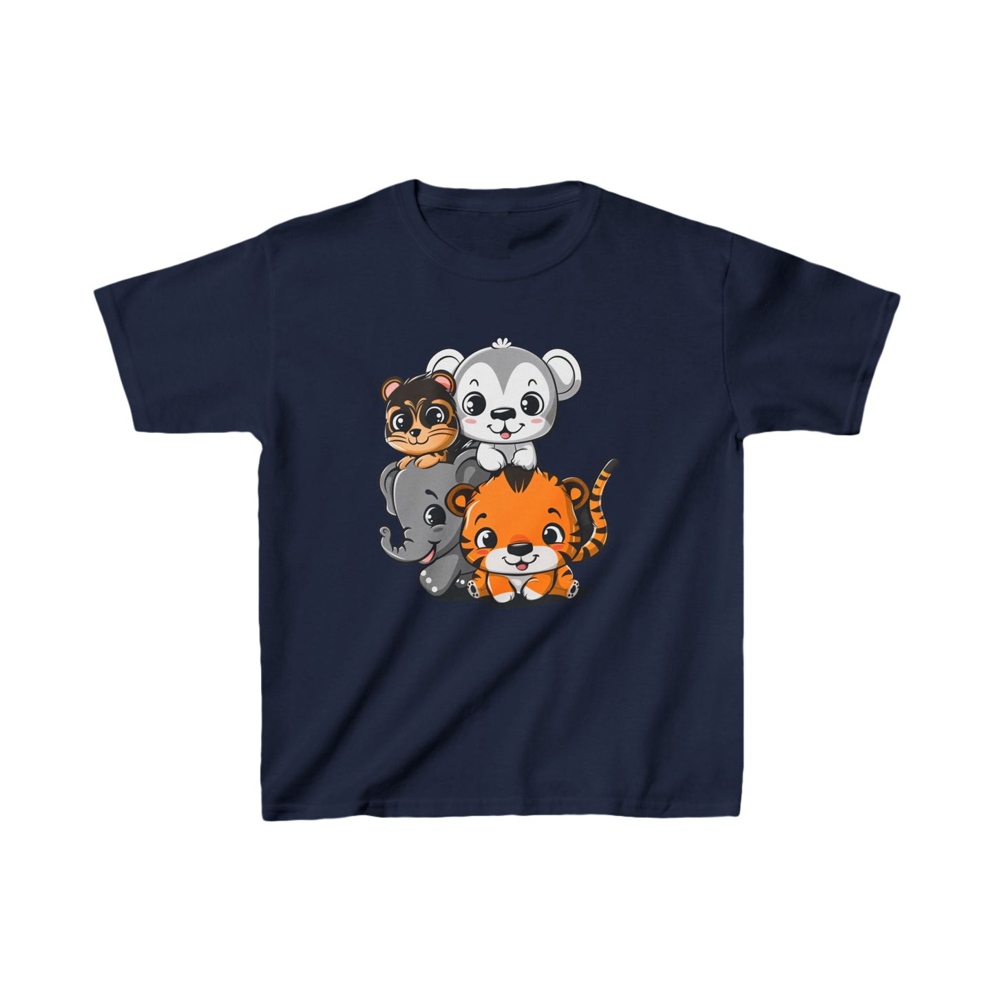 Animal Friends Kids Tee - Fun Cotton T-Shirt for Kids