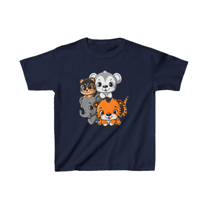 Animal Friends Kids Tee - Fun Cotton T-Shirt for Kids