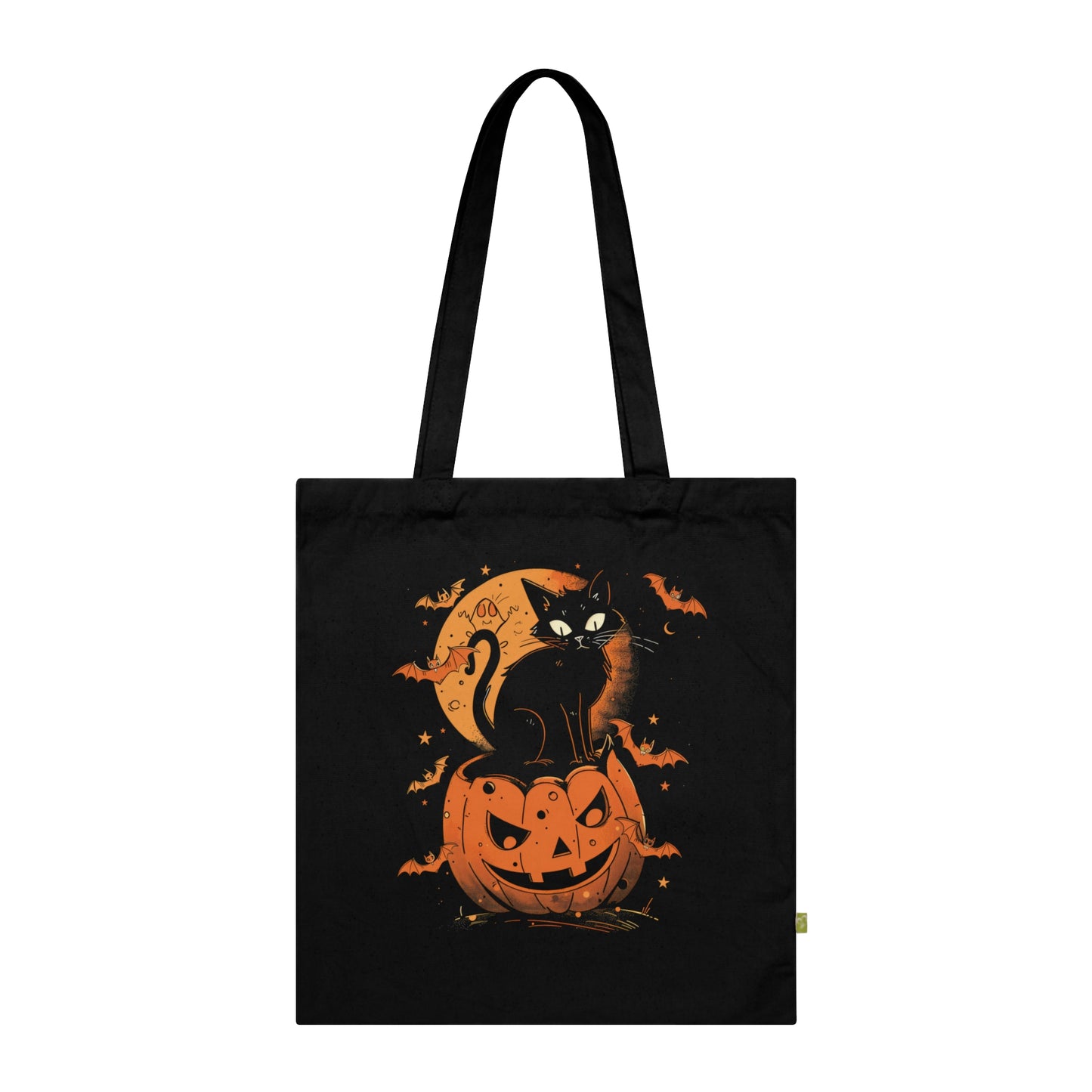 Spooky Halloween Cat Tote Bag