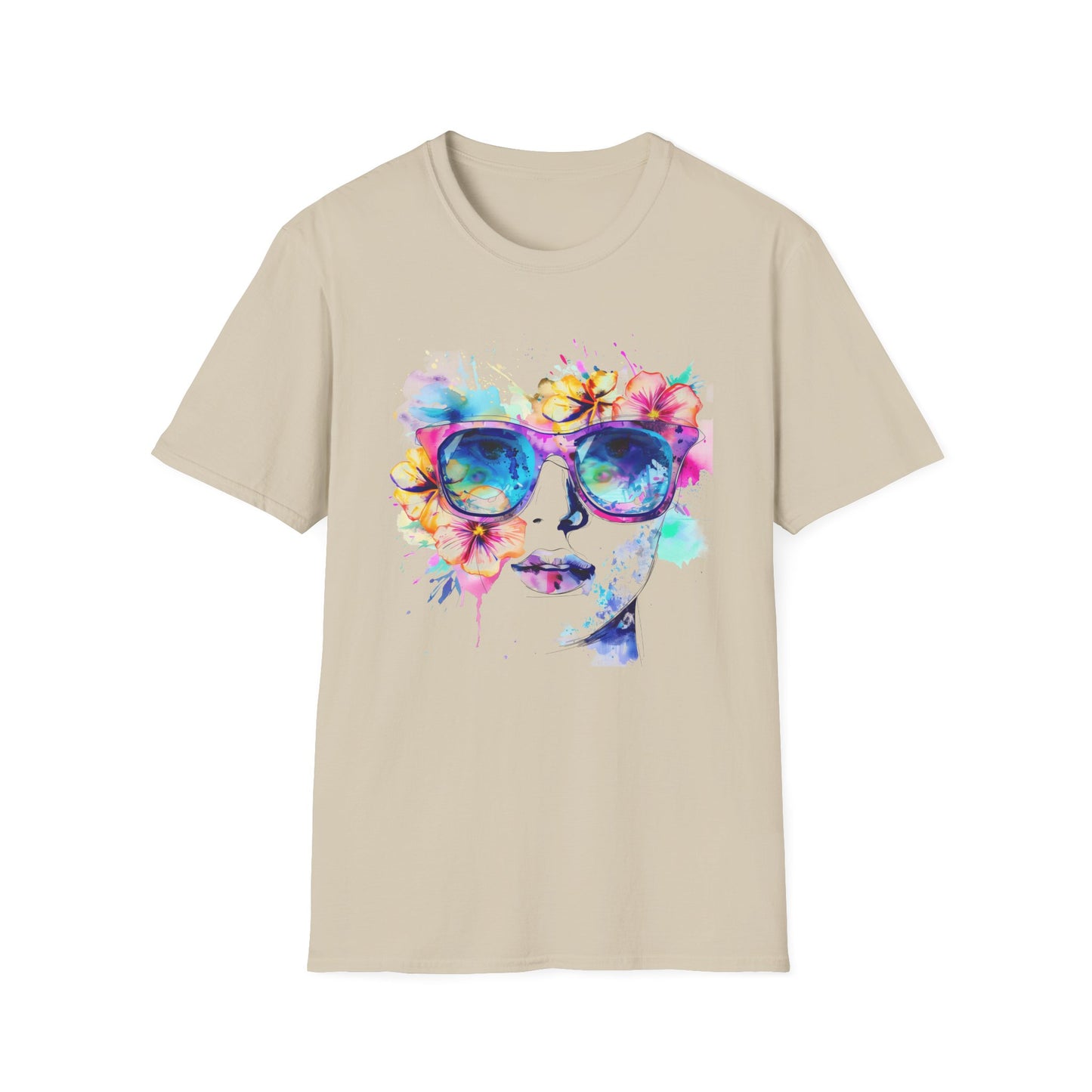 Woman with Glasses T-Shirt