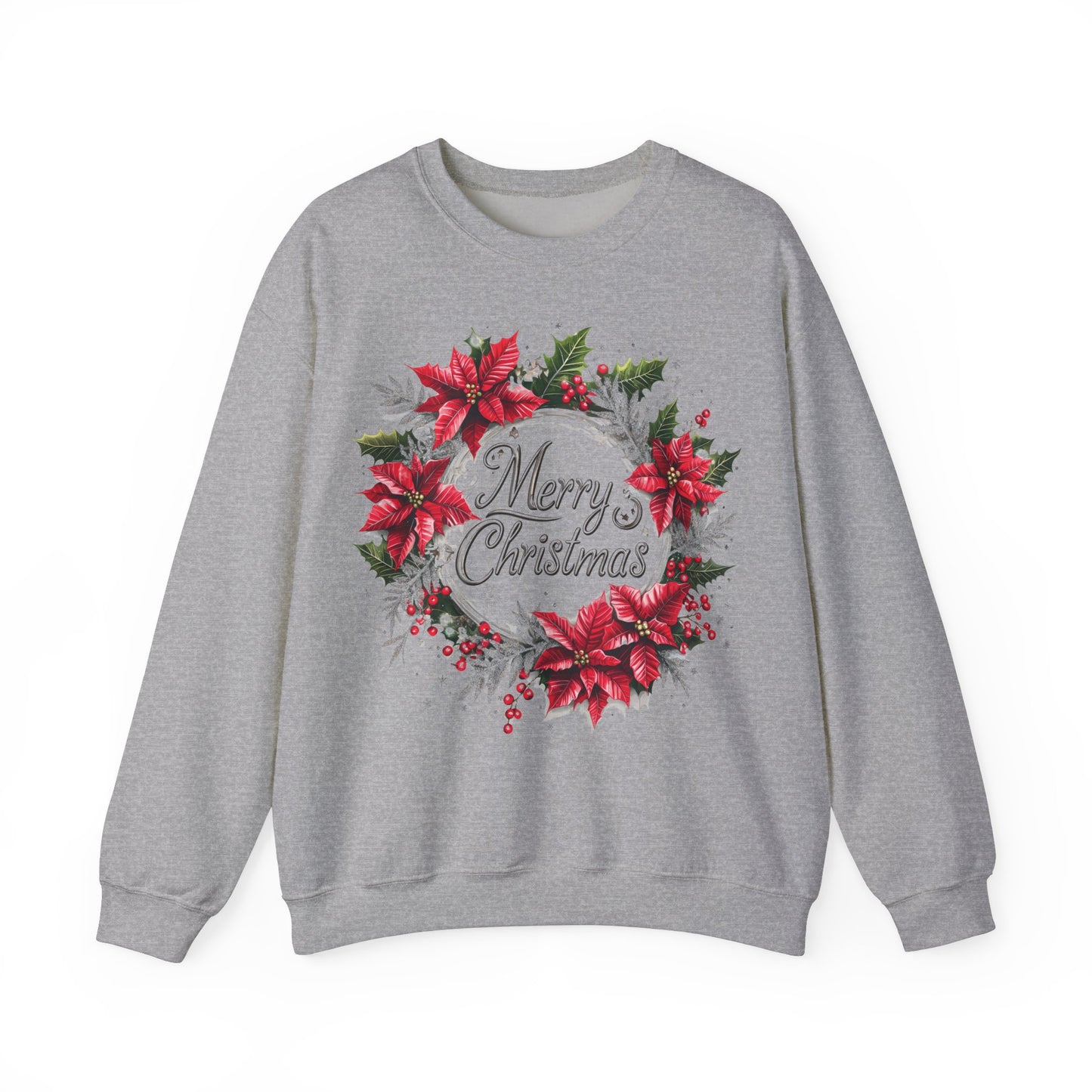 Merry Christmas Crewneck Sweatshirt - Festive Winter Apparel