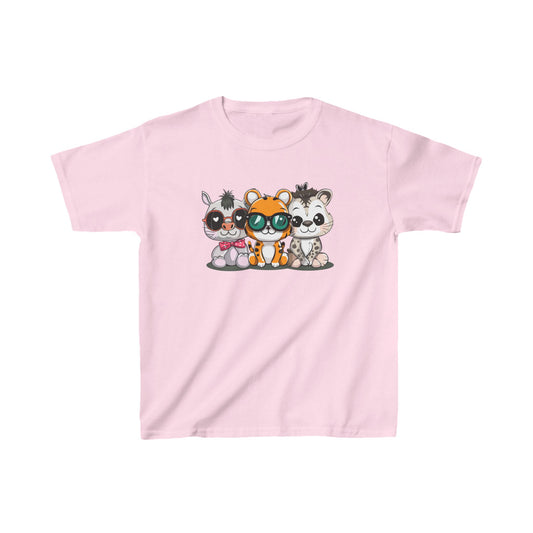 Animal Friends Kids Tee - Fun Cotton T-Shirt for Kids