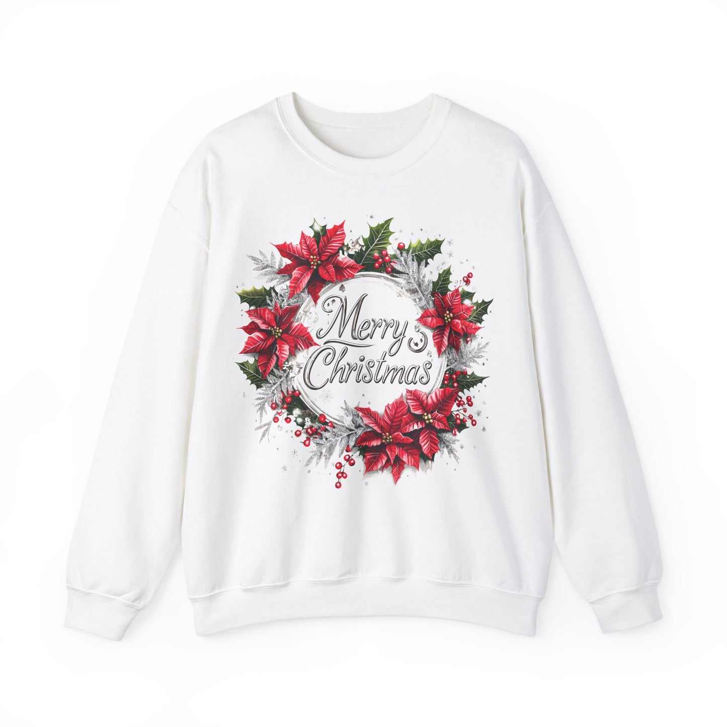 Merry Christmas Crewneck Sweatshirt - Festive Winter Apparel