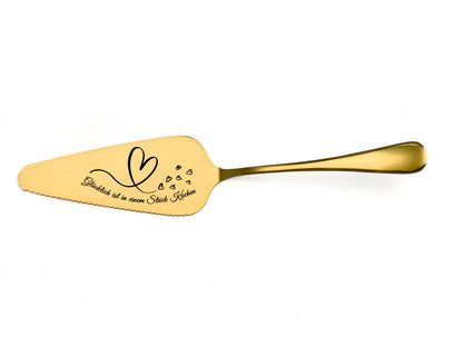 Personalized engraved cake server