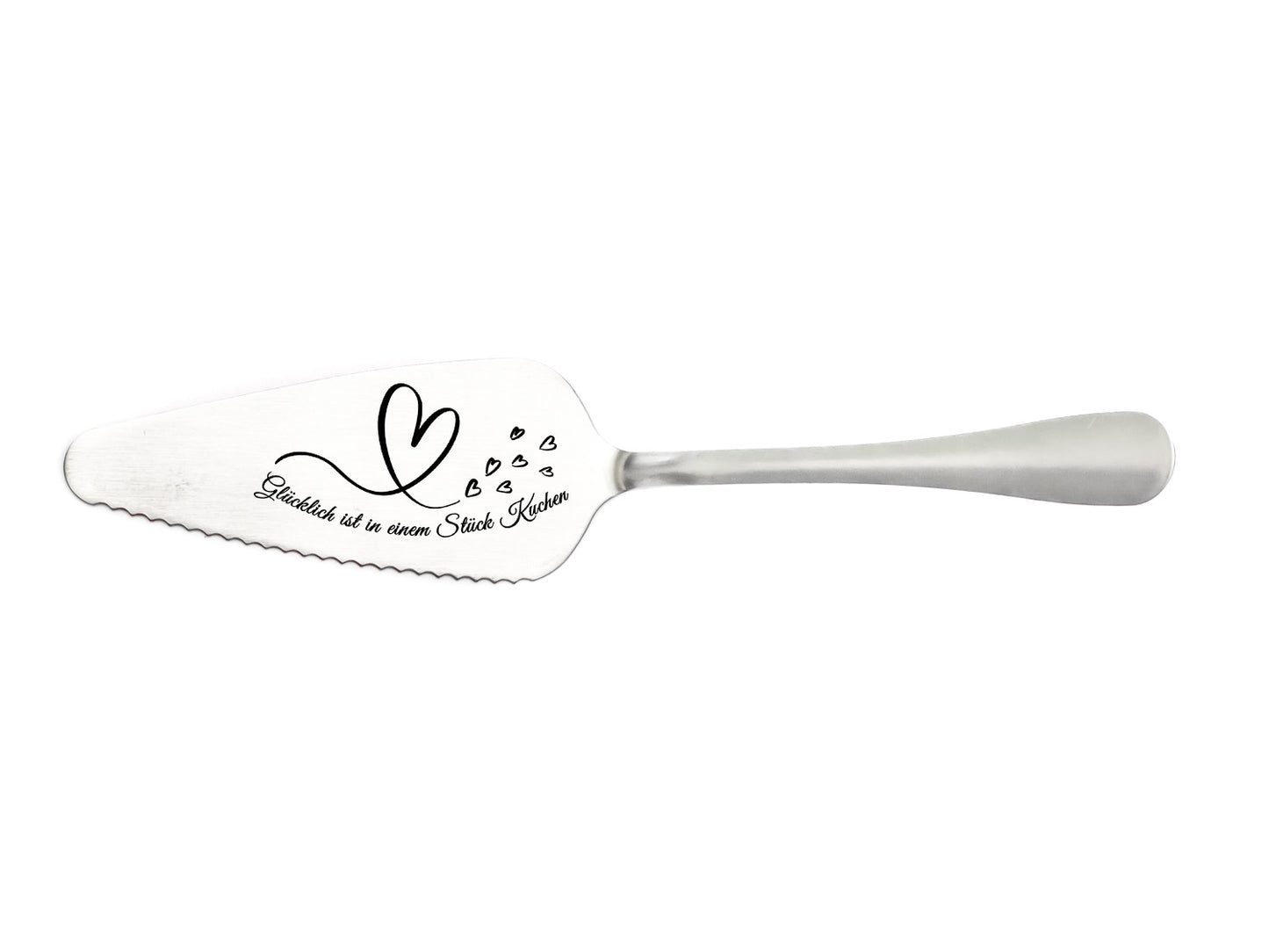 Personalized engraved cake server