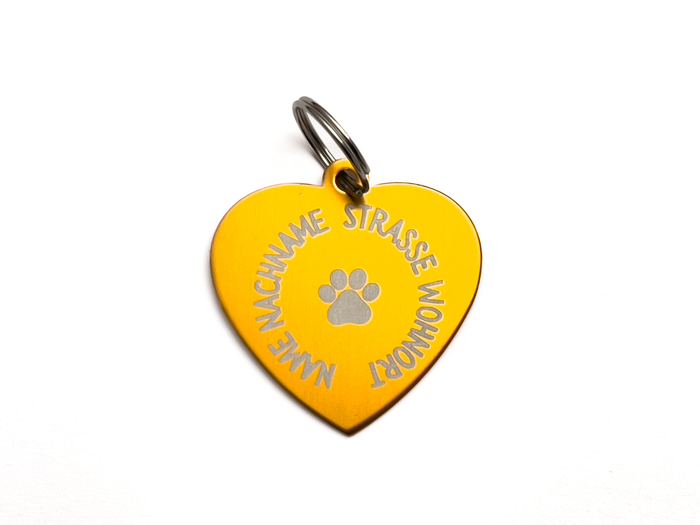 Pet tag ID personalized from aluminium