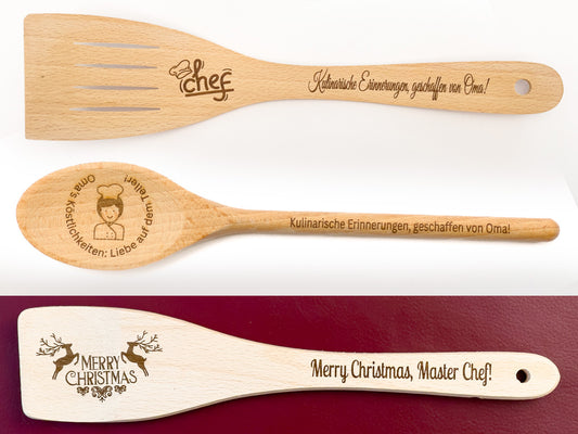 Personalized Engraved Wooden Spoon