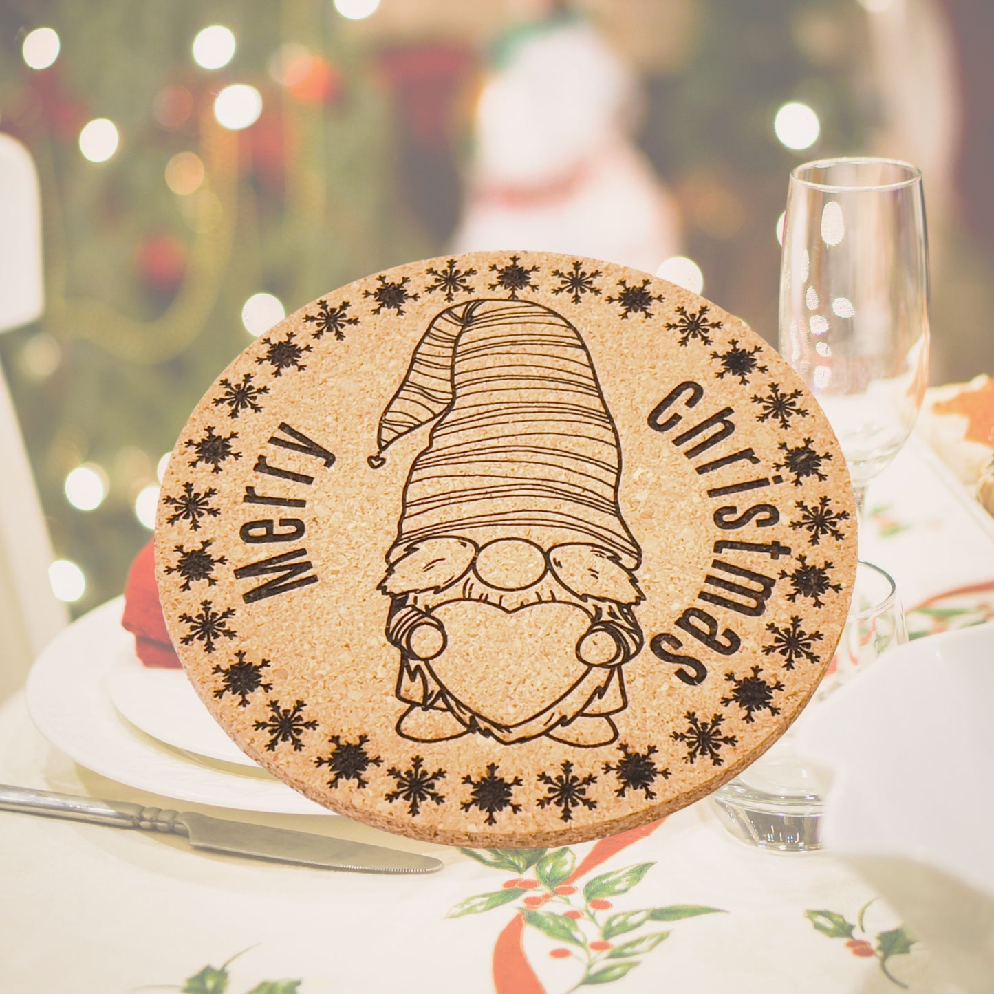 Christmas gnomes - Coffee coasters