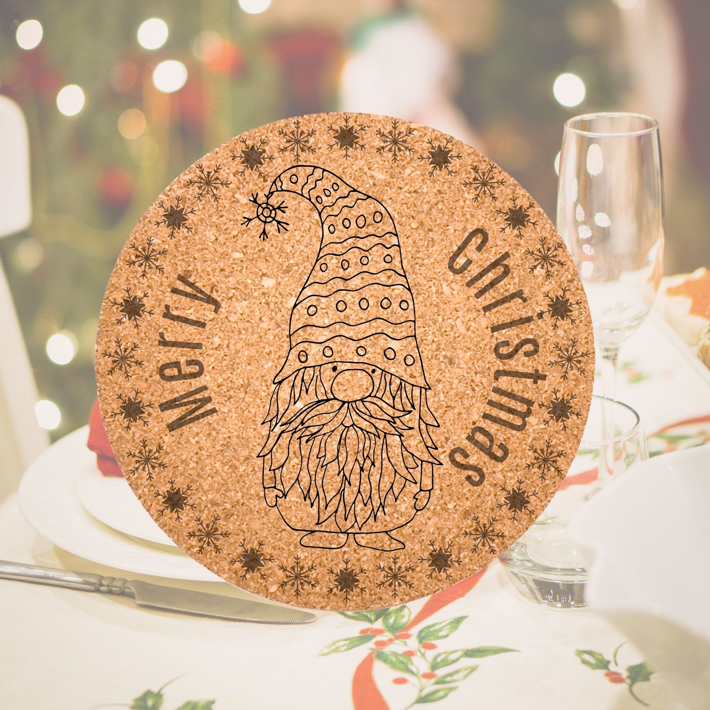 Christmas gnomes - Coffee coasters