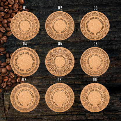 Personalized Coffee coasters - Coffee lovers/ personalized gift / coaster sets