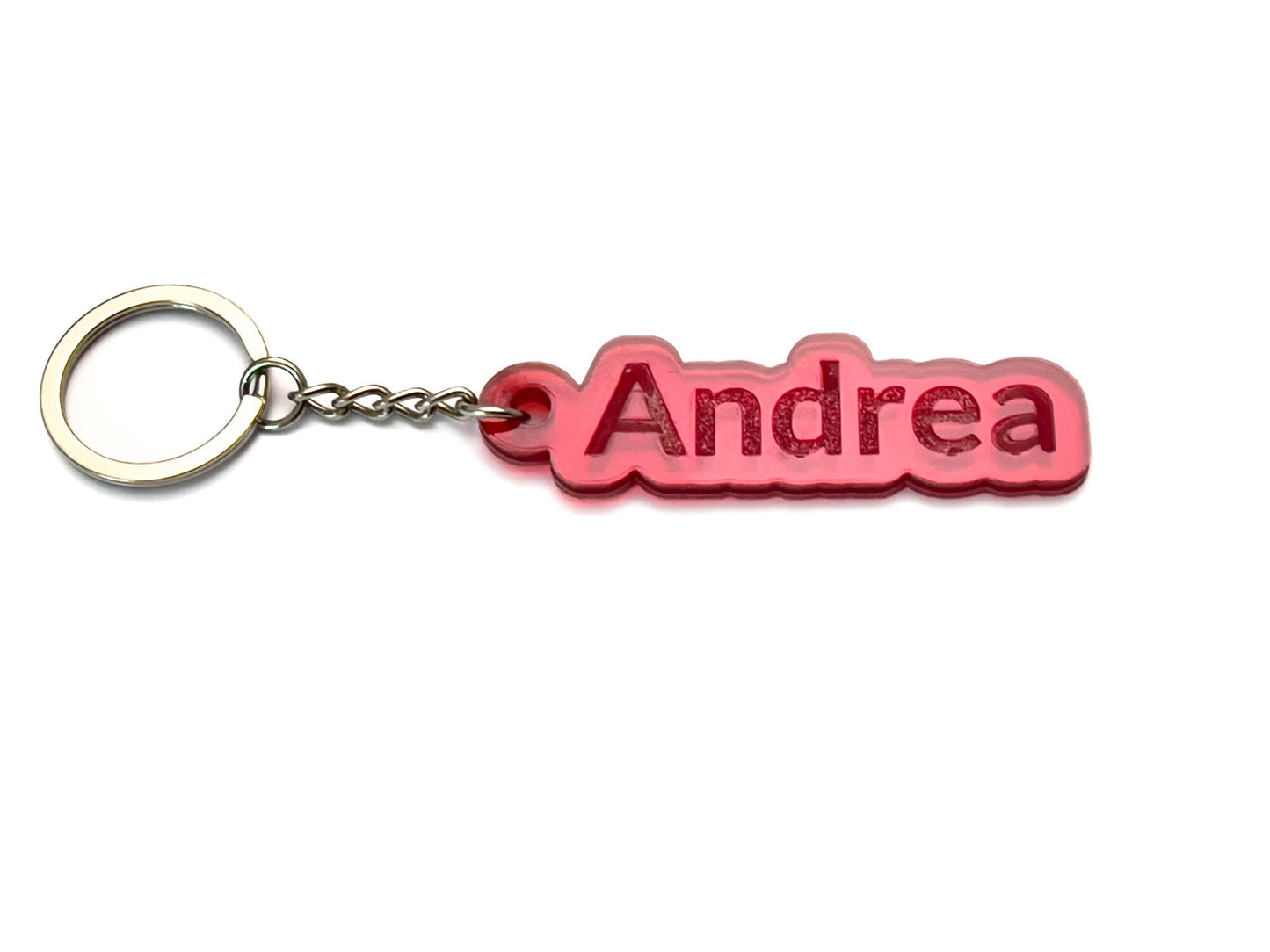 Personalized name acrylic keychain