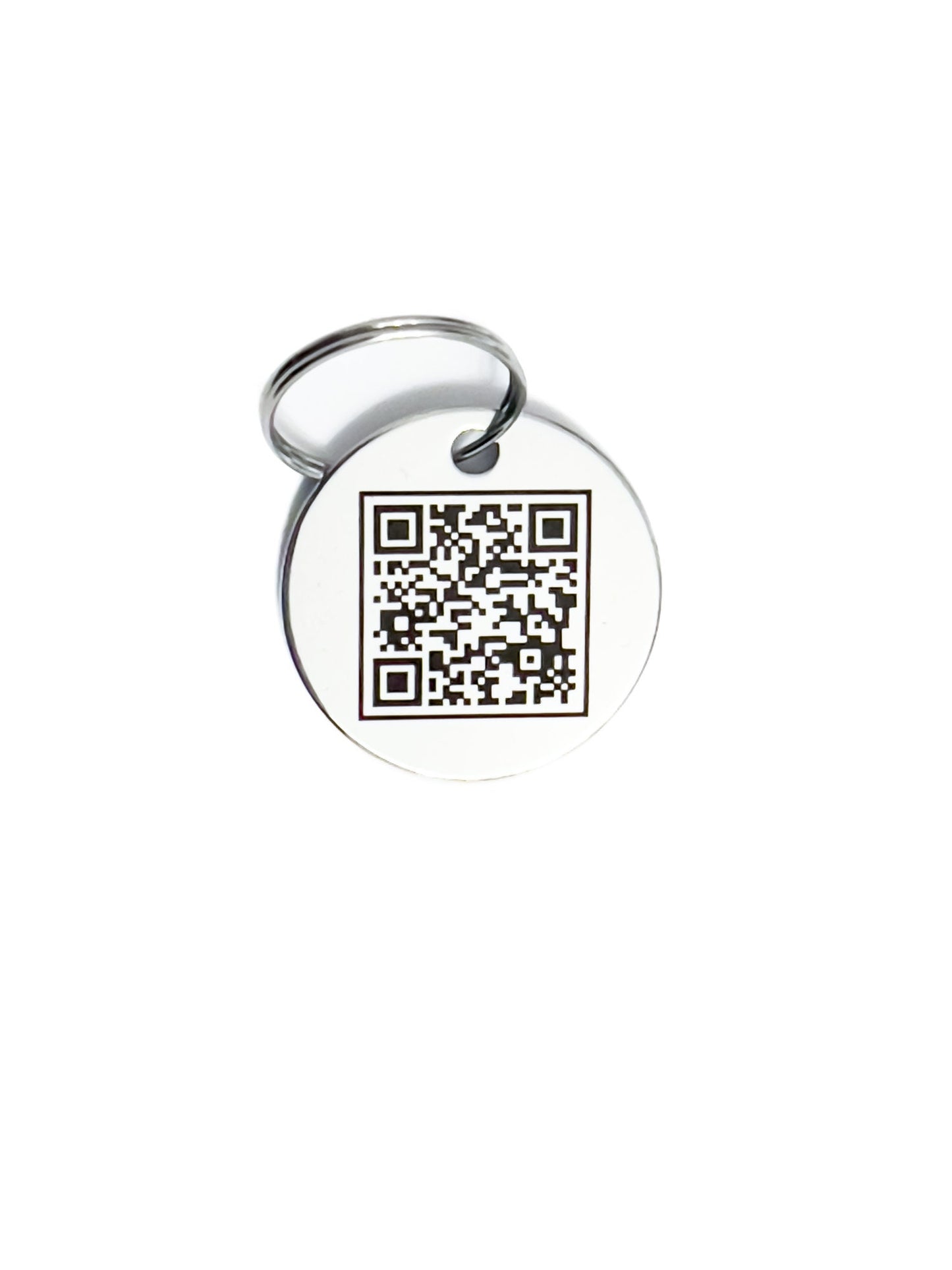 Personalized Engraved QR Code Keychain