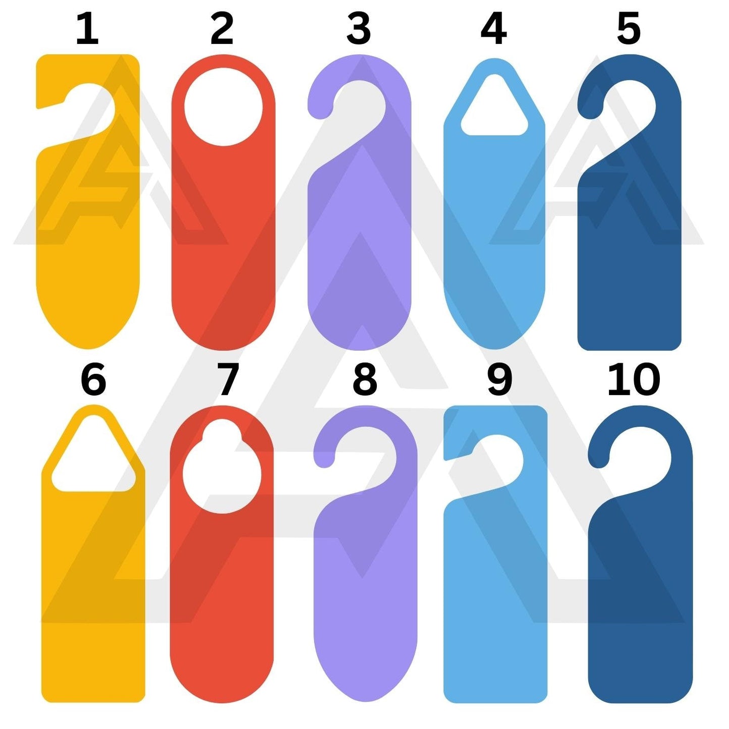 Customisable Door handle Hanger