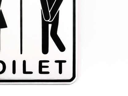 Toilet Sign - WC Door Symbol