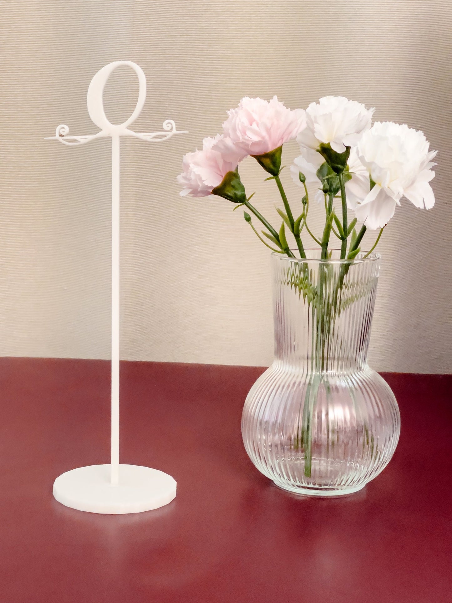 Table stands with numbers for wedding table