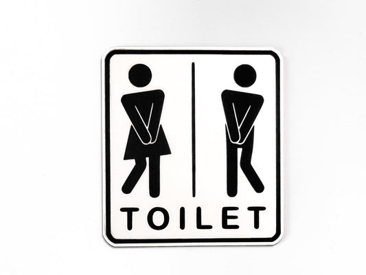 Toilettenschild - WC-Tür-Symbol