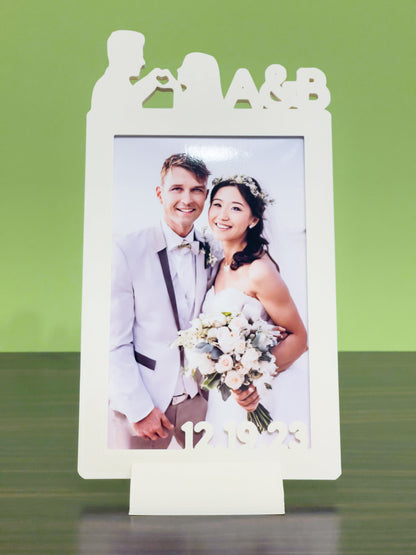 Geschenk für Hochzeitspaare - Fotorahmen