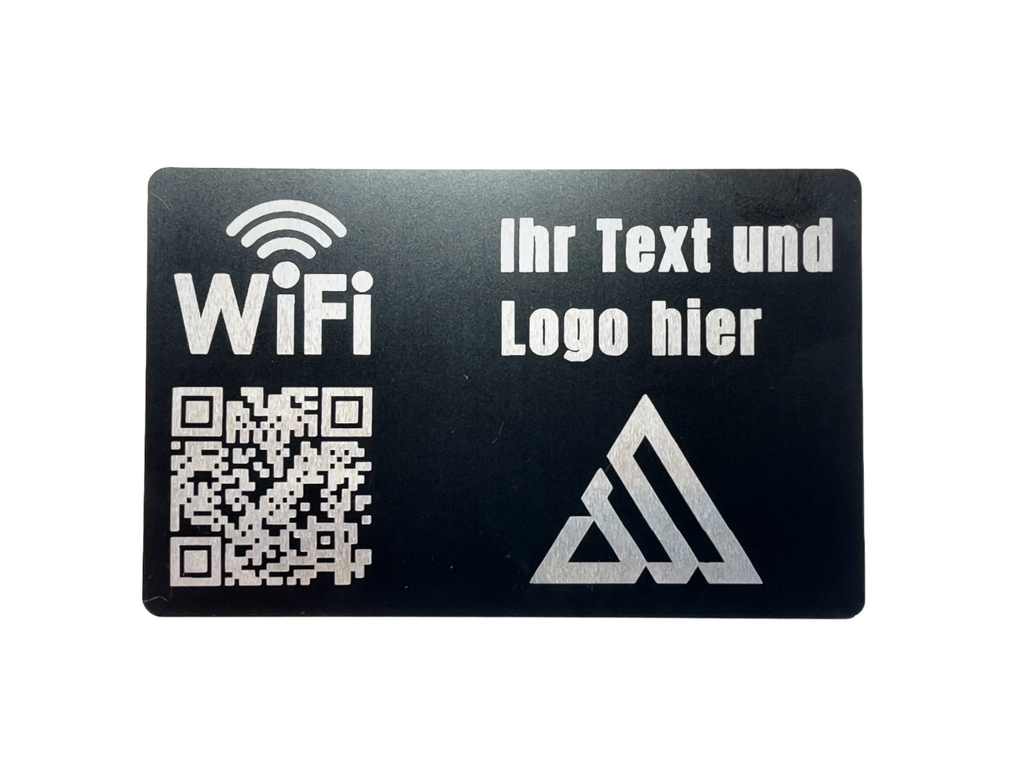 Wifi network login QR code with magnetic tape