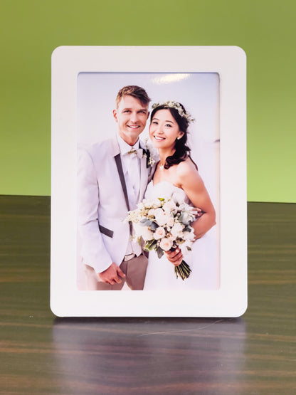 Photo frame for desk and wall- photo size 10cm.x15cm.